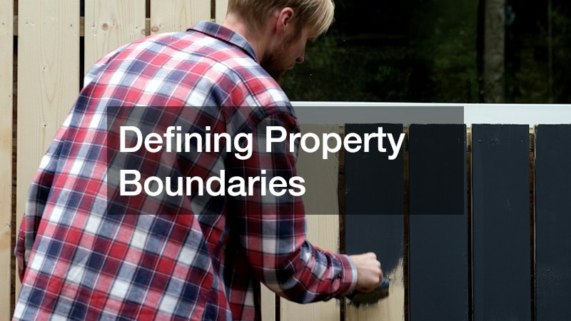 Defining Property Boundaries