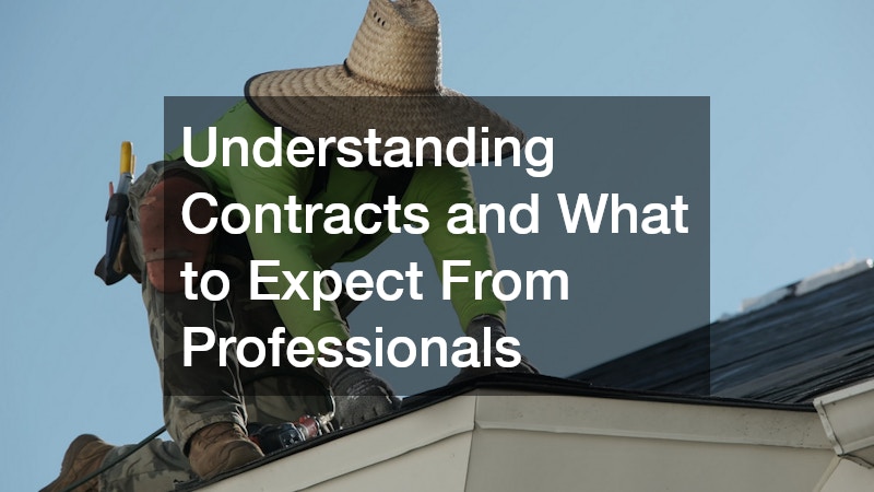 Understanding Contracts and What to Expect From Professionals