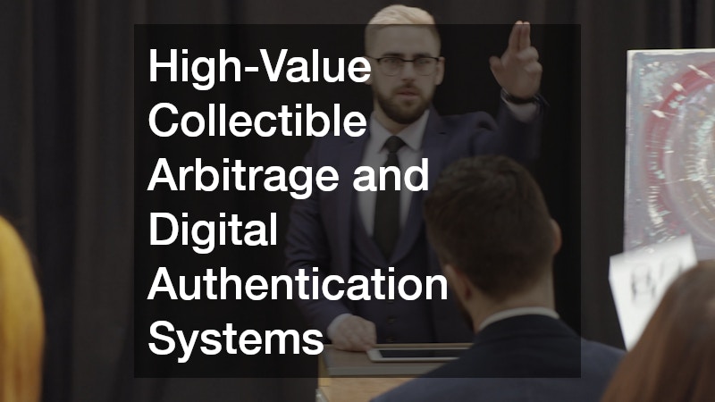 High-Value Collectible Arbitrage and Digital Authentication Systems
