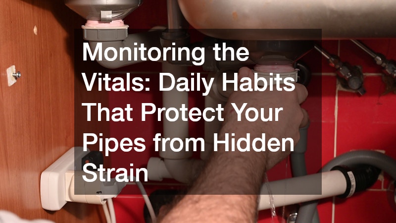 Monitoring the Vitals: Daily Habits That Protect Your Pipes from Hidden Strain