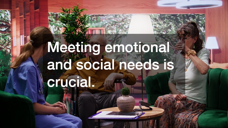 Meeting emotional and social needs is crucial.