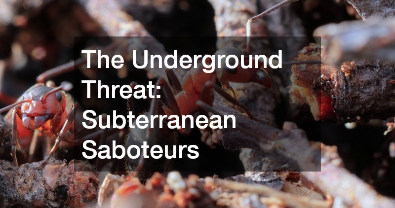 The Underground Threat: Subterranean Saboteurs