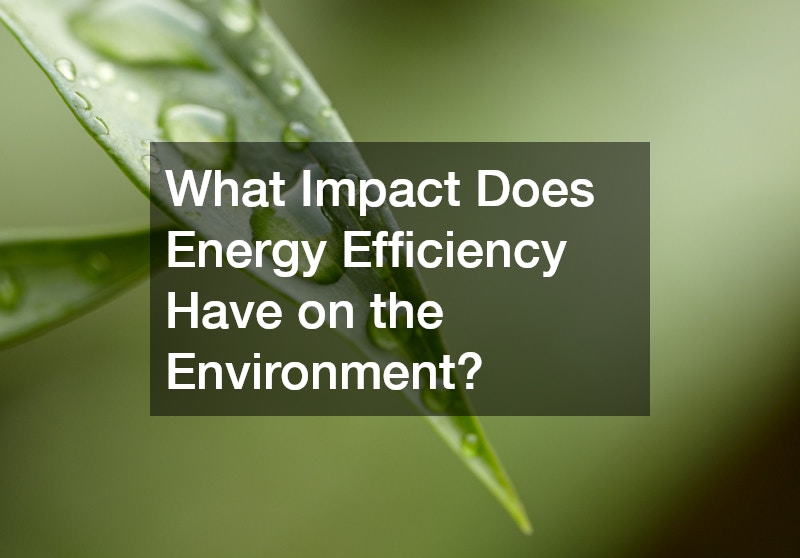 What Impact Does Energy Efficiency Have on the Environment?