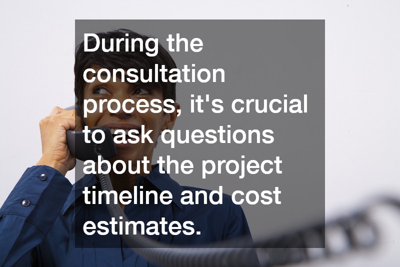 During the consultation process, it