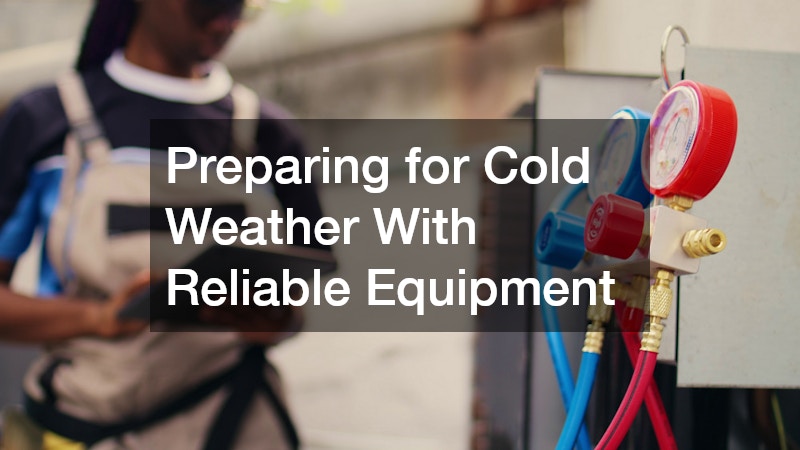 Preparing for Cold Weather With Reliable Equipment