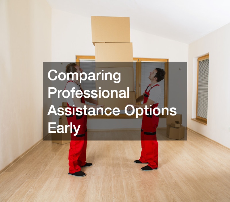 Comparing Professional Assistance Options Early