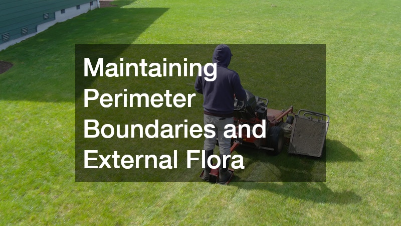 Maintaining Perimeter Boundaries and External Flora