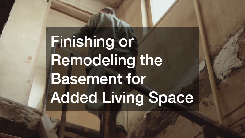 Finishing or Remodeling the Basement for Added Living Space