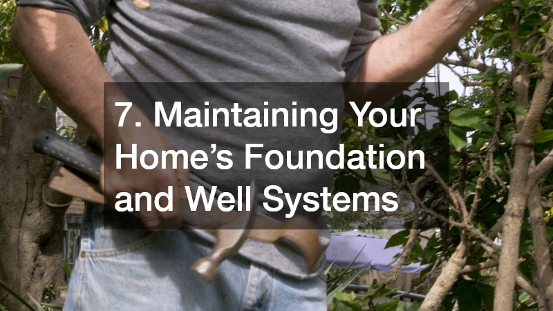 7. Maintaining Your Home’s Foundation and Well Systems