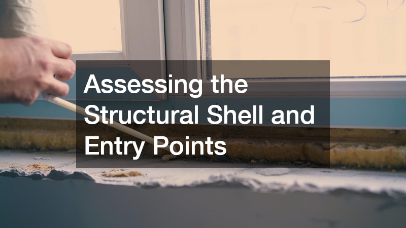 Assessing the Structural Shell and Entry Points