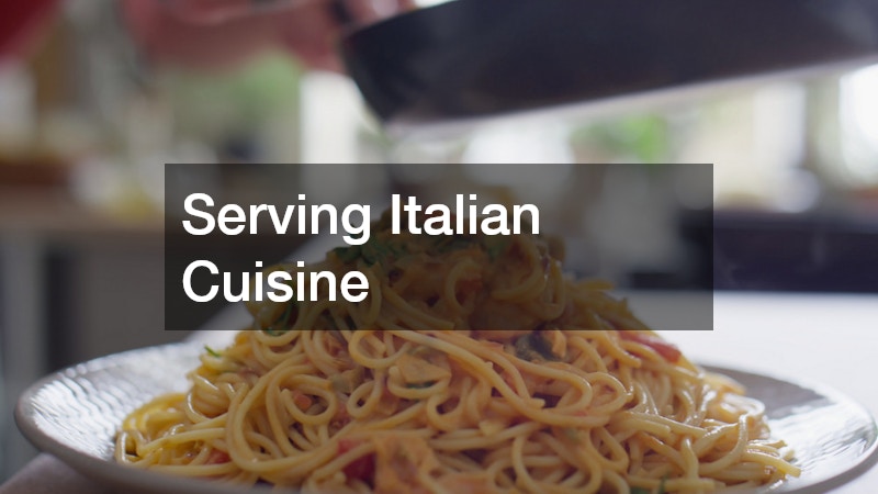 Serving Italian Cuisine