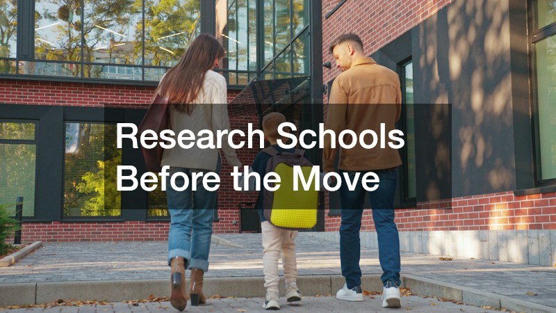 Research Schools Before the Move