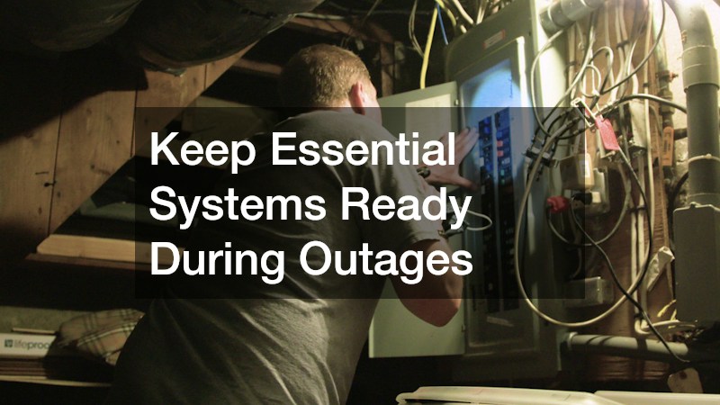 Keep Essential Systems Ready During Outages