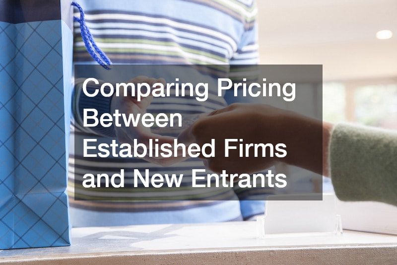 Comparing Pricing Between Established Firms and New Entrants