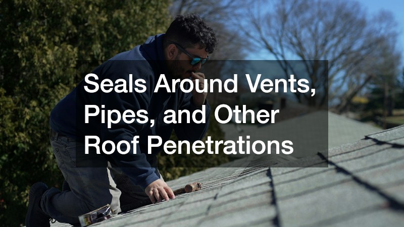 Seals Around Vents, Pipes, and Other Roof Penetrations
