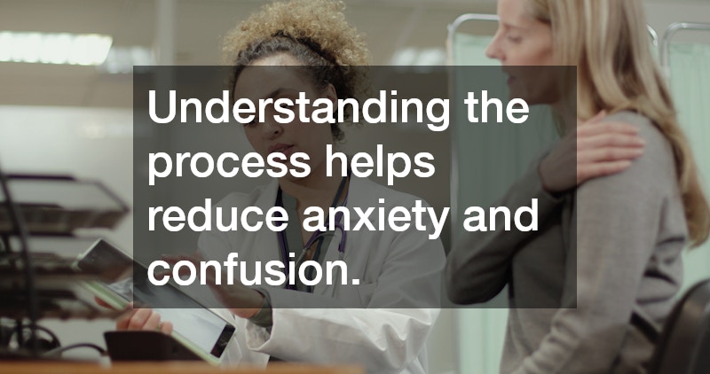 Understanding the process helps reduce anxiety and confusion. 
