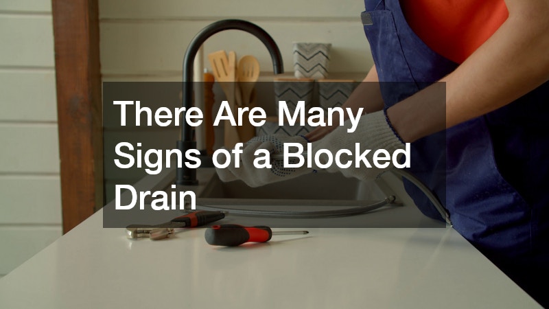 There Are Many Signs of a Blocked Drain