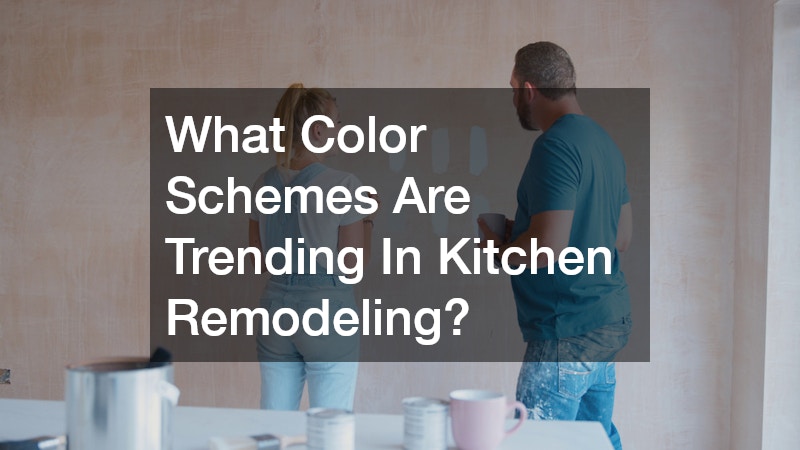 What Color Schemes Are Trending In Kitchen Remodeling?