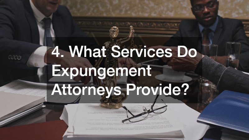 4. What Services Do Expungement Attorneys Provide?