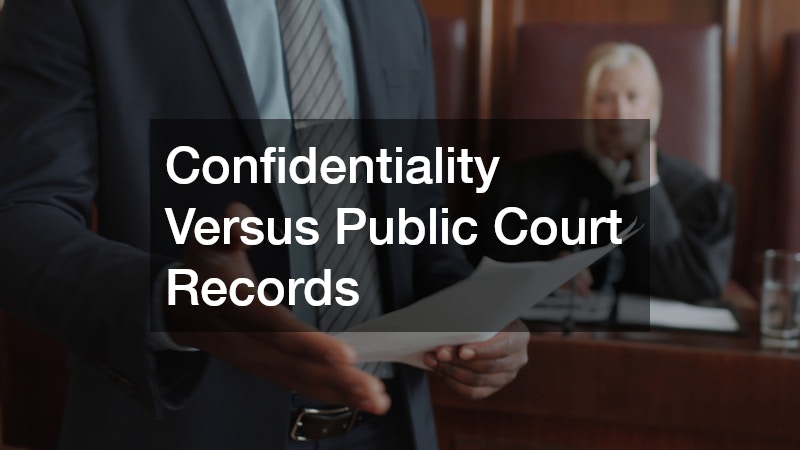 Confidentiality Versus Public Court Records
