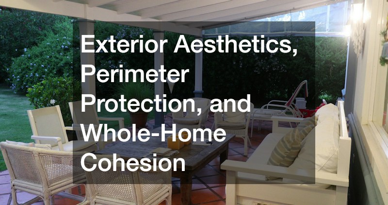 Exterior Aesthetics, Perimeter Protection, and Whole-Home Cohesion