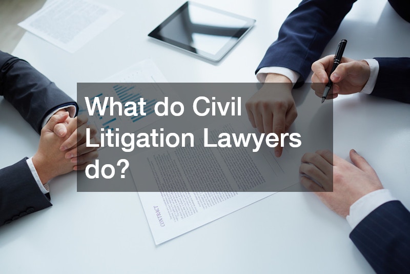 What do Civil Litigation Lawyers do?