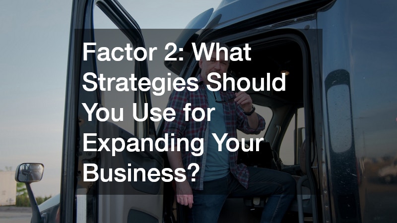 Factor 2: What Strategies Should You Use for Expanding Your Business?