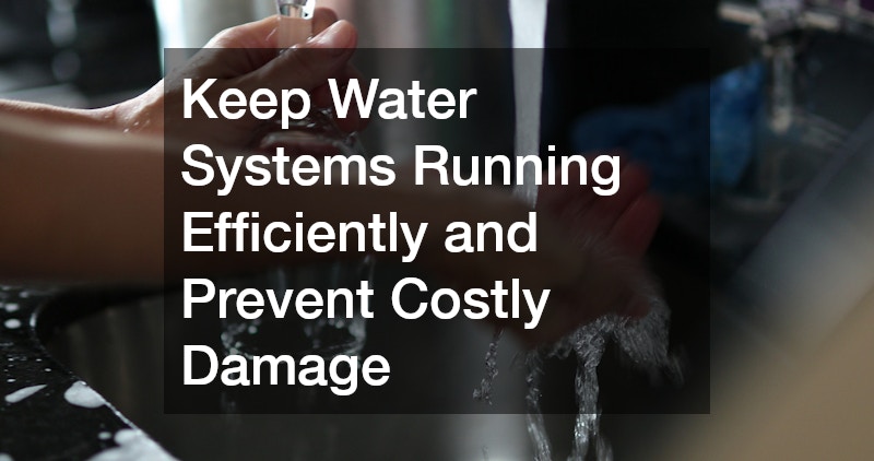 Keep Water Systems Running Efficiently and Prevent Costly Damage