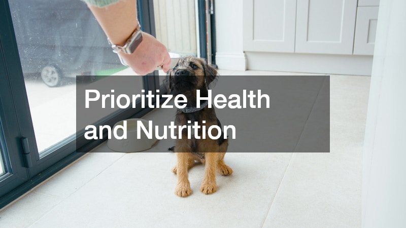 Prioritize Health and Nutrition