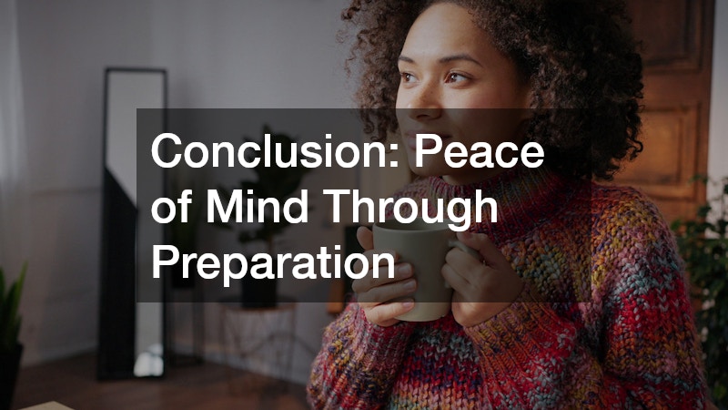Conclusion: Peace of Mind Through Preparation