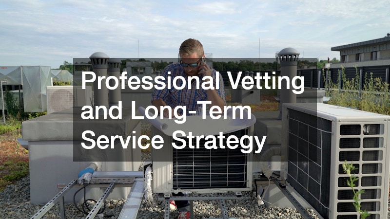 Professional Vetting and Long-Term Service Strategy