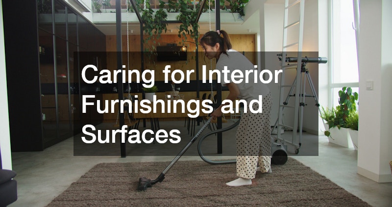 Caring for Interior Furnishings and Surfaces