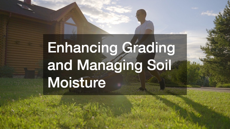 Enhancing Grading and Managing Soil Moisture