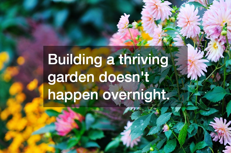 Building a thriving garden doesn