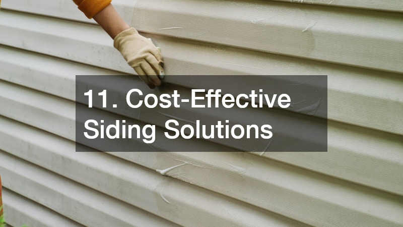 11. Cost-Effective Siding Solutions