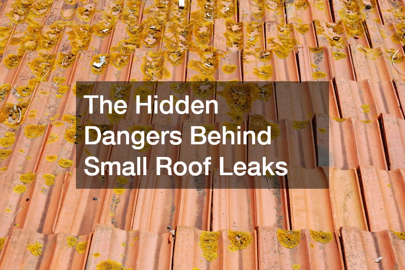 The Hidden Dangers Behind Small Roof Leaks
