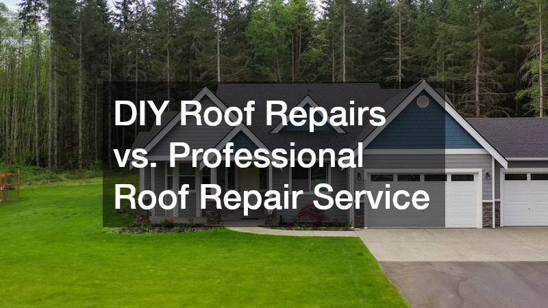 DIY Roof Repairs vs. Professional Roof Repair Service
