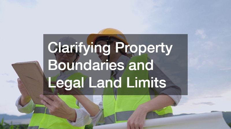 Clarifying Property Boundaries and Legal Land Limits