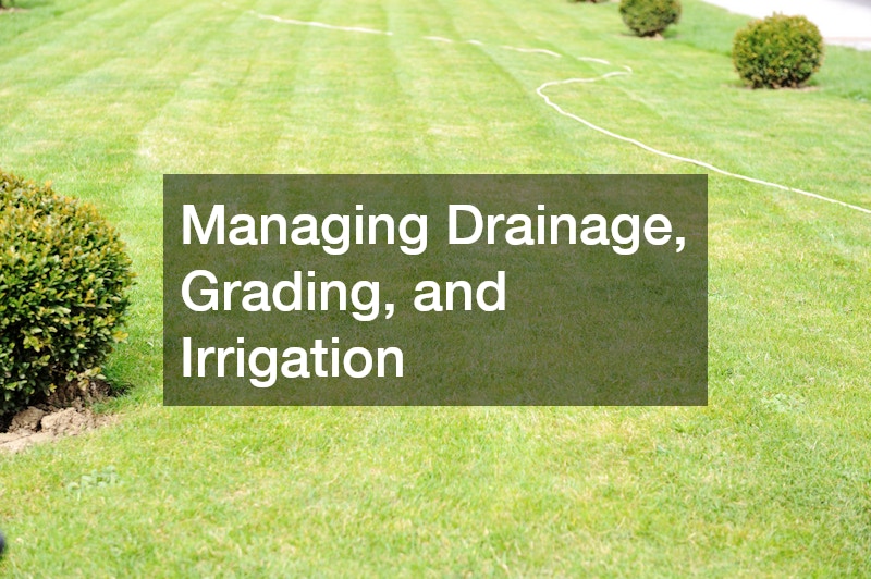 Managing Drainage, Grading, and Irrigation
