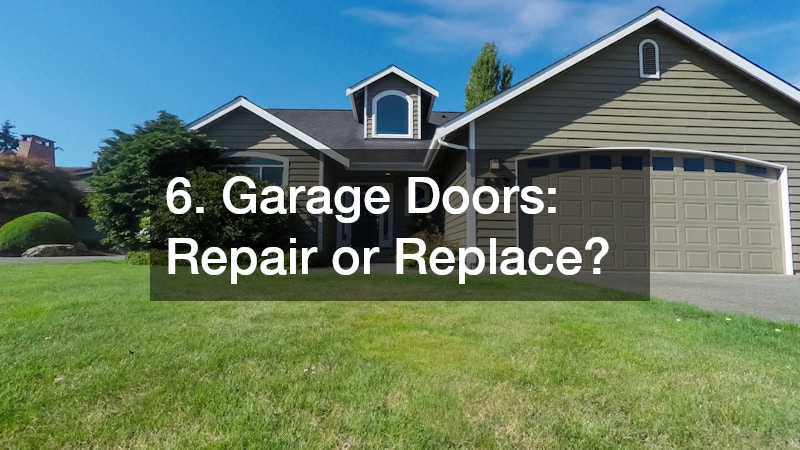6. Garage Doors: Repair or Replace?