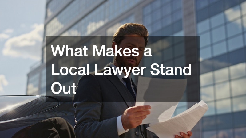 What Makes a Local Lawyer Stand Out