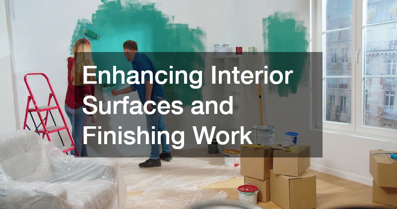 Enhancing Interior Surfaces and Finishing Work