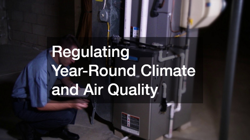 Regulating Year-Round Climate and Air Quality
