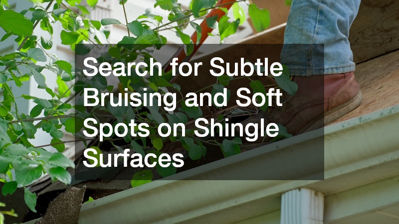 Search for Subtle Bruising and Soft Spots on Shingle Surfaces