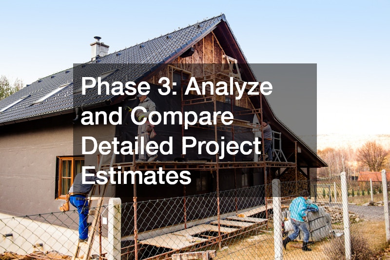 Phase 3: Analyze and Compare Detailed Project Estimates
