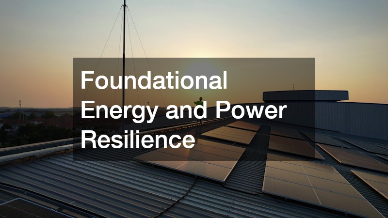 Foundational Energy and Power Resilience