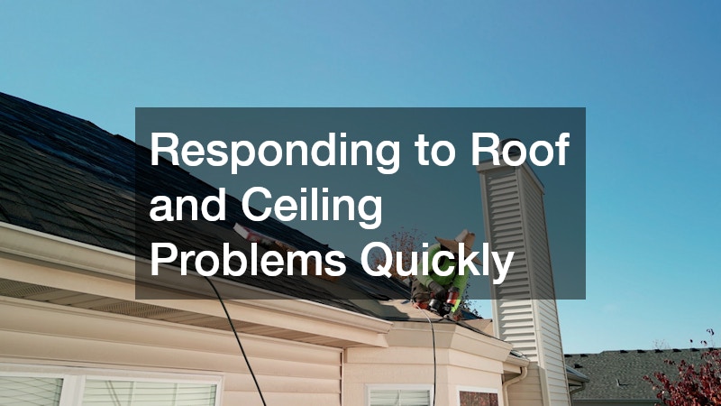 Responding to Roof and Ceiling Problems Quickly