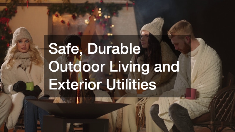 Safe, Durable Outdoor Living and Exterior Utilities