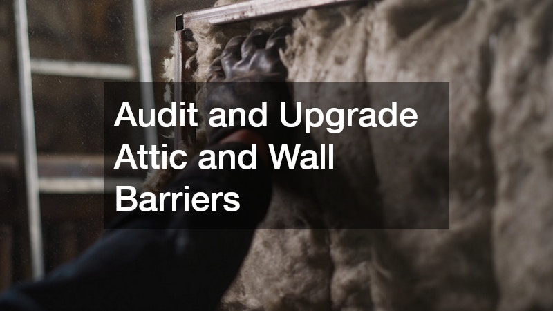 Audit and Upgrade Attic and Wall Barriers