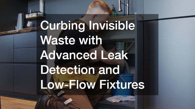 Curbing Invisible Waste with Advanced Leak Detection and Low-Flow Fixtures
